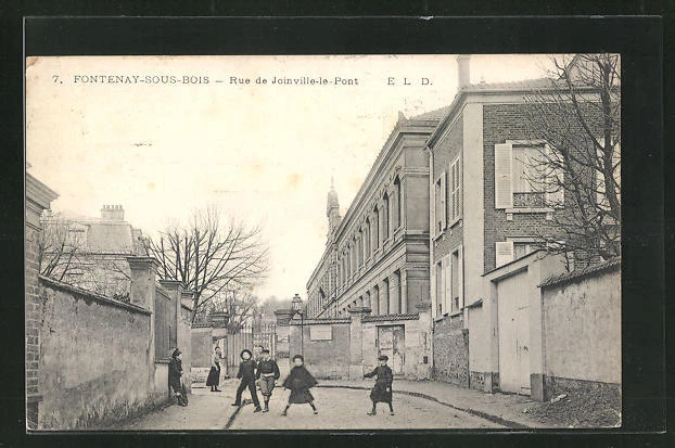 CPA Fontenay-sous-Bois, Rue de Joinville-le-Pont 1925