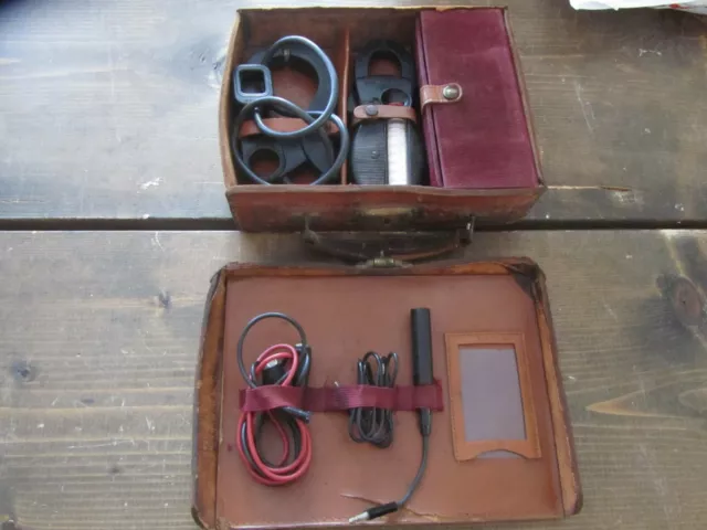 Vintage AMPROBE Clamp Meter AC Ammeter/ Voltmeter Leather Case & Probes