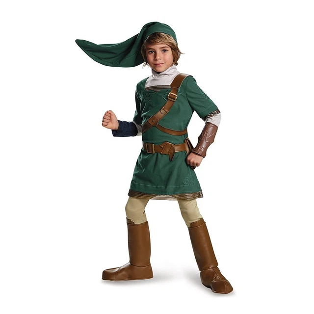 Link Prestige Legend of Zelda Nintendo Costume, Medium/7-8 M (7-8)