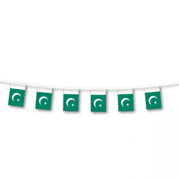 Pakistan Flag Bunting 3 Metres