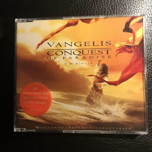 Vangelis Conquest of Paradise CD S.Gut  Sammlerstück,Hülle mit Spuren Filmmusik