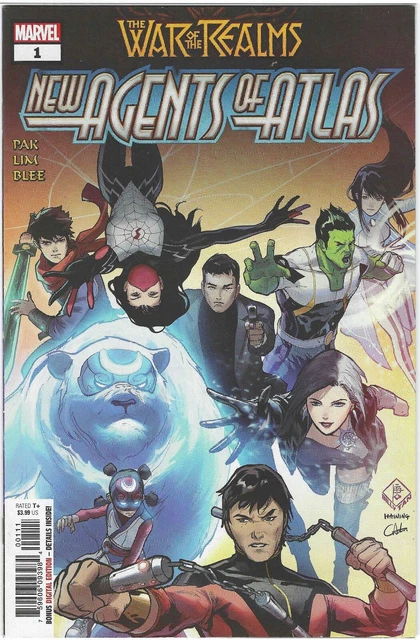 War o/t Realms New Agents of Atlas #1 - MARVEL - Jul '19 - 1st Aero, Luna Snow!!