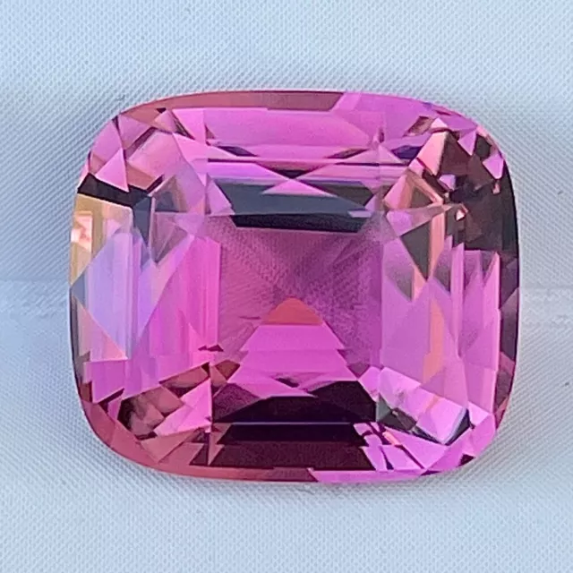 Natural Pink Tourmaline 4.83 Cts Cushion Cut Loose Gemstone Jewelry Ring
