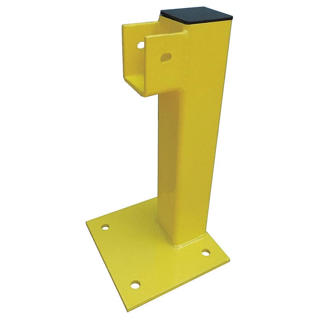 GRAINGER APPROVED 22DN09 Flush End Post,21 In.,Yellow,Steel