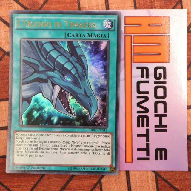 L'OCCHIO DI TIMAEUS in italiano YUGIOH rara ULTRA, ITALIANO yu-gi-oh AFFARE!!