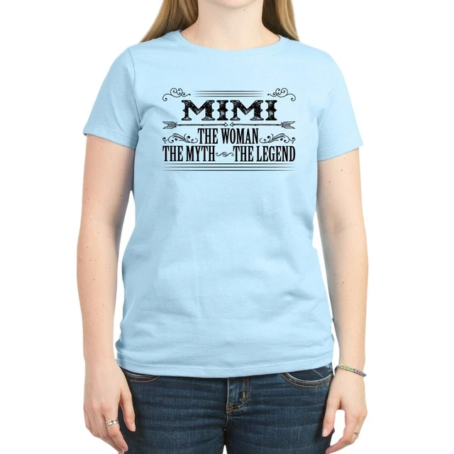 CafePress Mimi The Legend... T Shirt Crew Neck Tee (2018578566)