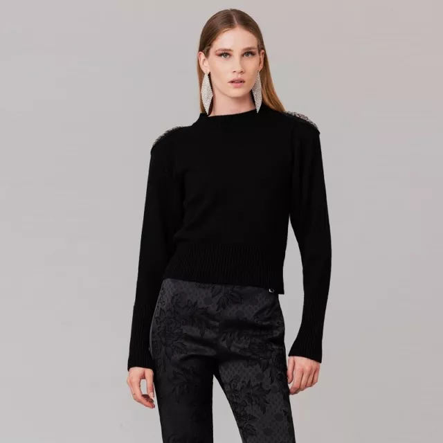Maglioncino nero sales