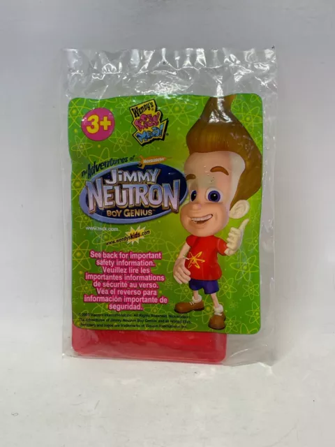 2003 Wendys Kids Meal Toy Jimmy Neutron INTERGALACTIC MESSAGE NOTEPAD SEALED