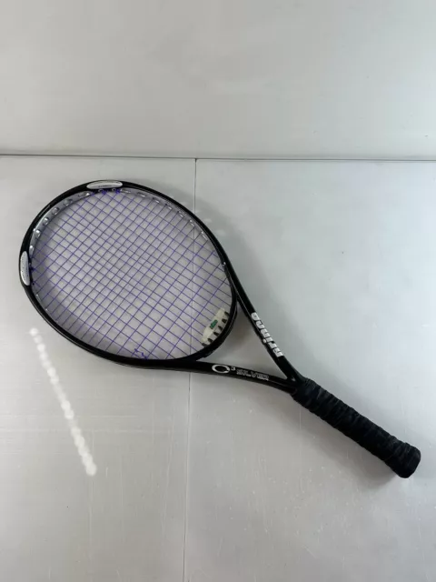 PRINCE O3 SILVER OVERSIZE TENNIS RACQUET GRIP 4" Need New Grip