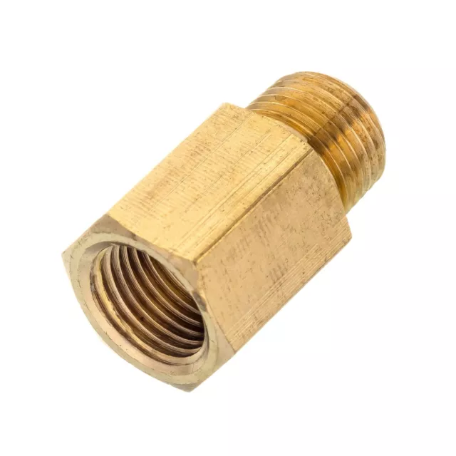 1/8" NPT Male To 1/8" NPT Female Pipe Reducer Hex Thread Adapter Thread Valve