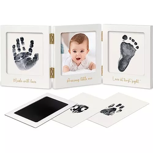 Baby Handprint and Footprint Kit for Newborn Boys & Girls - Inkless Hand and ...