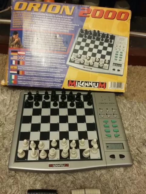 Orion 2000 Karpov chess draughts computer box Millennium 2000 Germany -  Vintage Man Stuff