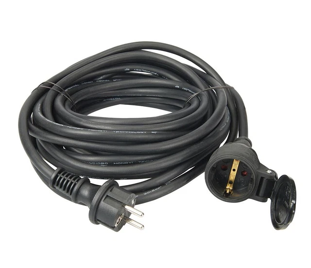 Rallonge Electrique 10 Metres Etanche Ip44 Prises Schuko