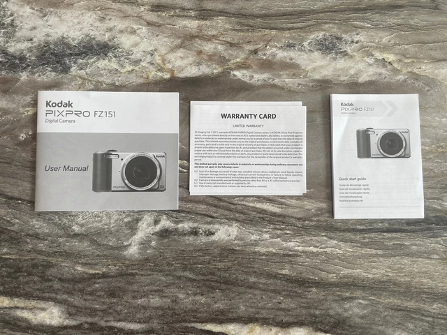 Kodak PIXPRO FZ151 16.2MP Digital Camera Black + USB Charger + 8GB Memory Card ! 18