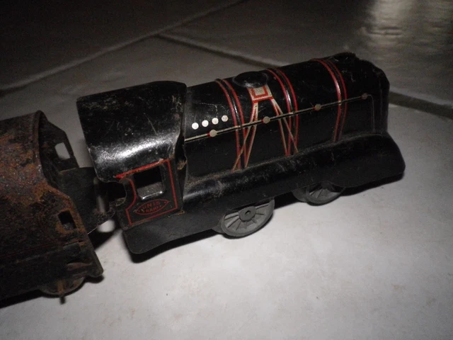 JEP : locomotive 220 électrique, marron avec tender à 2 bogg - Lot 188