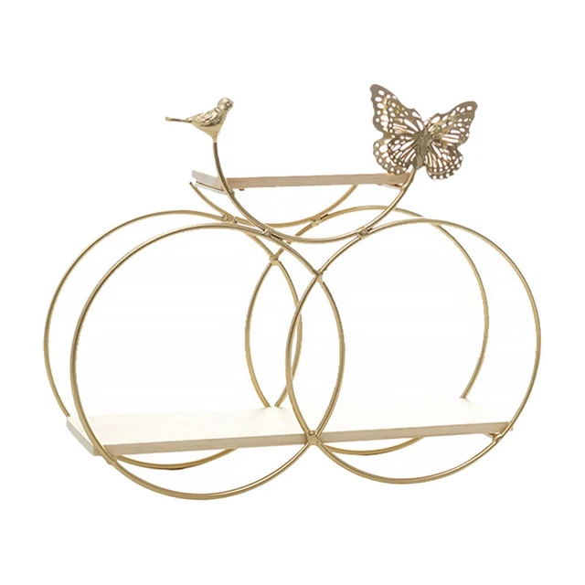 1 Set Iron Rack Tillandsia Holder Decorative Wall Shelves Air Plant Stand