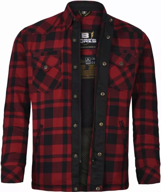 Bores Lumberjack Jacken-Hemd Red/Black