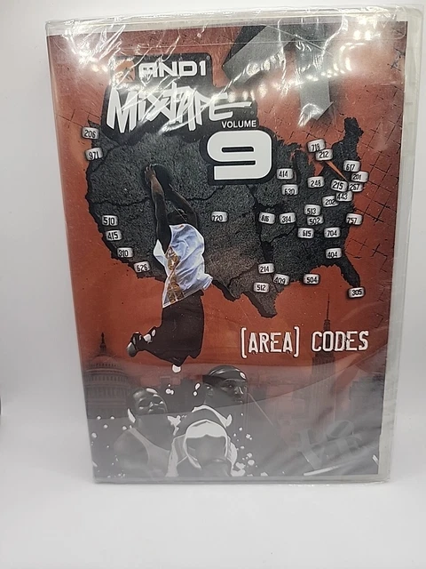 AND1 MIXTAPE VOLUME 9 Area Codes DVD Region Free | RARE