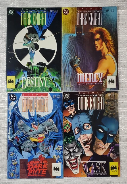 Batman Legends of the Dark Knight Lot of Four #36, 37, 38, 39 DC (1992) Comics