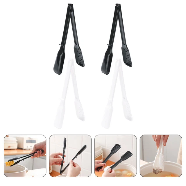 4 piezas pinzas para alimentos de plástico pinzas para buffet Food-Clip Pp
