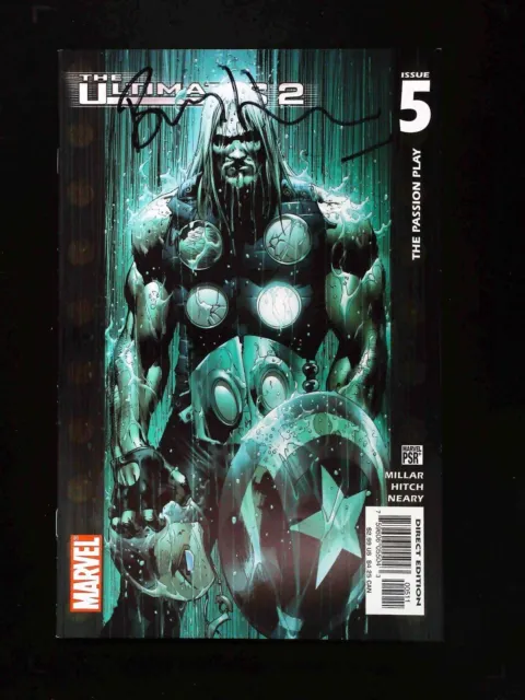 Ultimates 2 #5 (2Nd Series) Marvel Comics 2005 Vf/Nm  Signed By Bryan Hitch