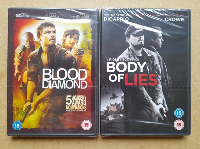 BLOOD DIAMOND Body of Lies Two Leonardo DiCaprio Action Films New DVD EUR 4 79 PicClick IT