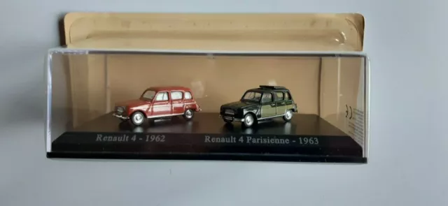 Universal Hobbies 1/87 RENAULT 4 1962 RENAULT 4 Parisienne 1963 Collection Atlas