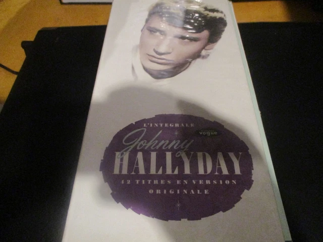 COFFRET LONGBOX 2 Cd-Livre "Johnny Hallyday : L'integrale Vogue" EUR 15