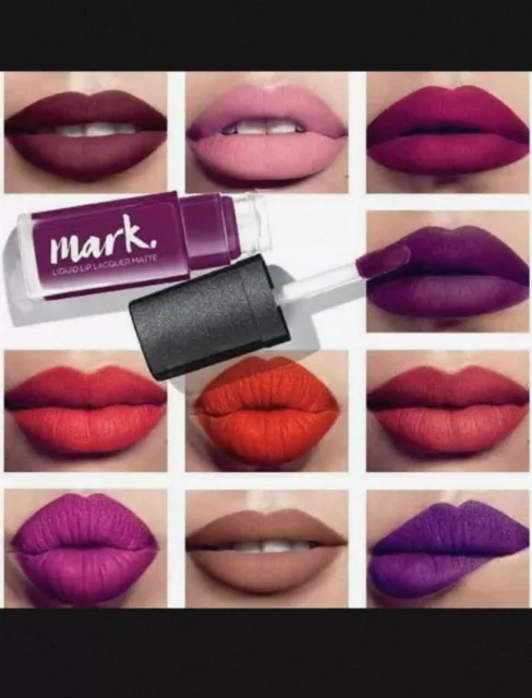Avon Mark Liquid Lip Lacquer matte  Lipstick, Matte or shine choose your Shade