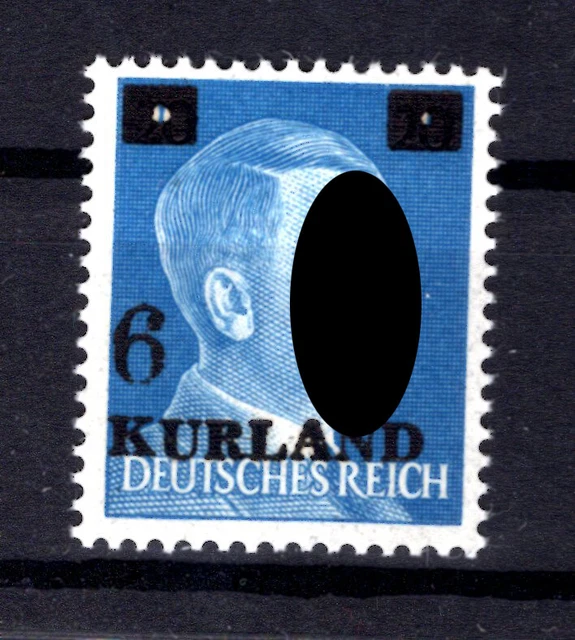 Kurland 3vzVI tadellos ** POSTFRISCH BPP 80EUR (L4931