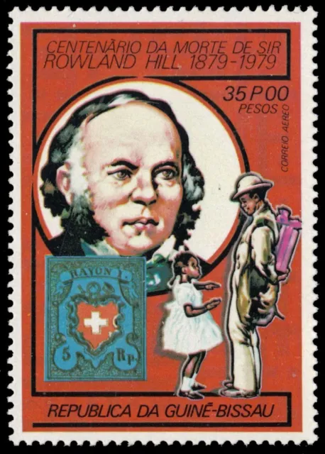 GUINEA BISSAU 395D - Sir Rowland Hill "Swiss Stamp" (pa84829)