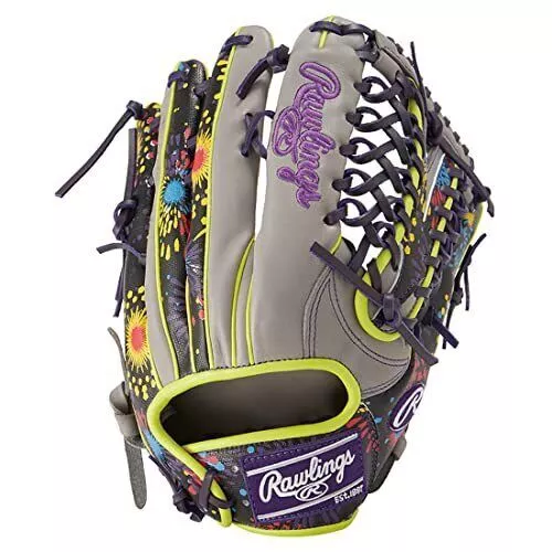 Rawlings Baseball Glove 13 inch HOH GRAPHIC Outfielder GR2FHGY70 gray