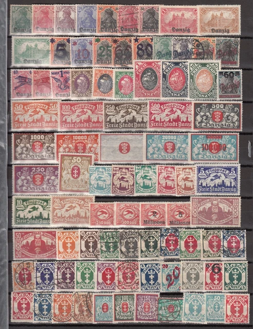 Danzig 1920-1939,kleine sammlung,postfrisch mit Falz/Ungebraucht/gestempeltD3559