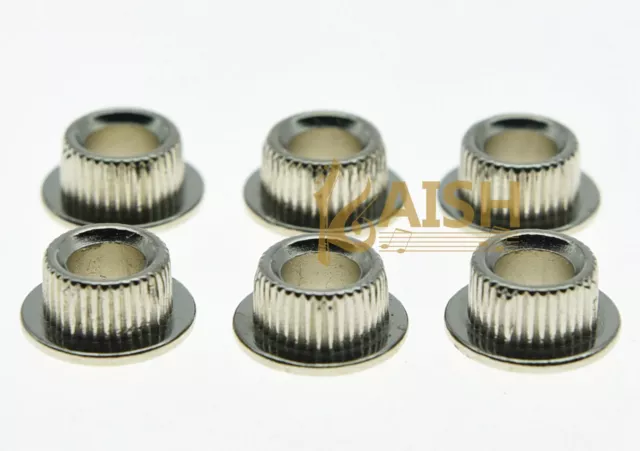 Metal Guitar Conversion Bushings Ferrules nickel for Vintage Tuning Keys