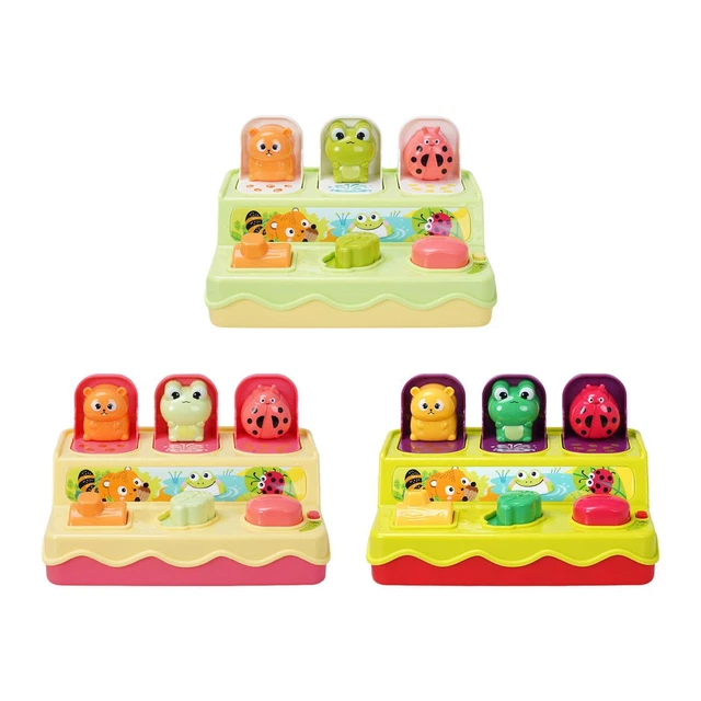Cause and Effect Animals Toy Sorting Colors and Animals Toys Fine Motor Skills