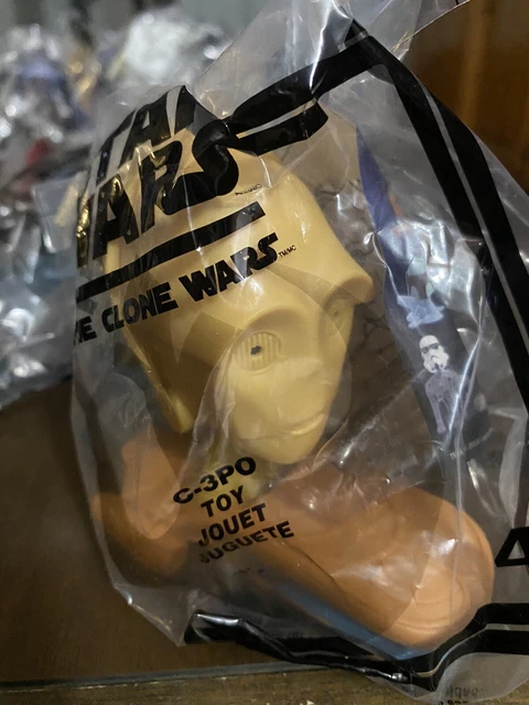 2008 star wars happy meal toys 18 Unopened.