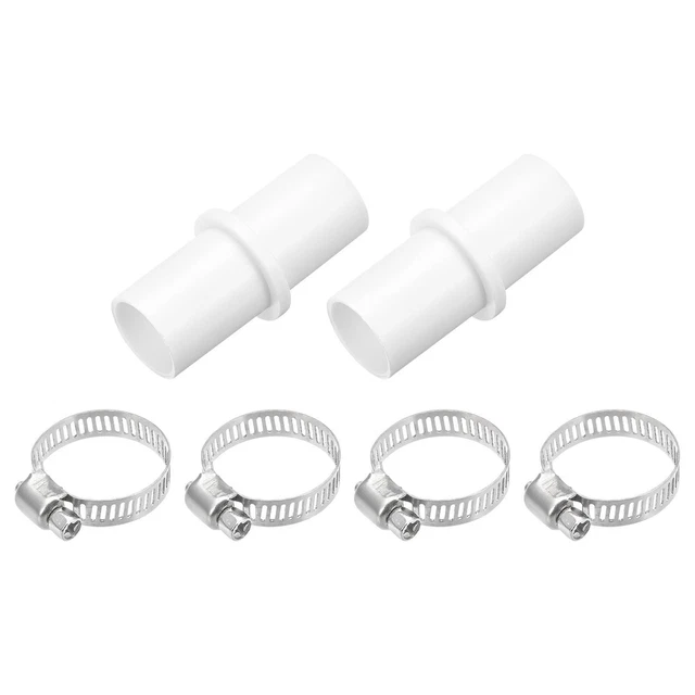 ERGAOBOY Lot De 15 Raccords Connecteur Tuyau Droit PVC 25mm - Adaptateurs Tuyau D'Eau, Pression Jusqu'à 0.5 MPA