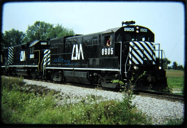 Original Railroad Slide OSLD Central Michigan CM 8905 north of Durand 6/30/94