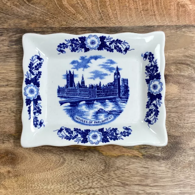 J H Weatherby & Sons House of Parliament London Pride Trinket Dish Porcelain