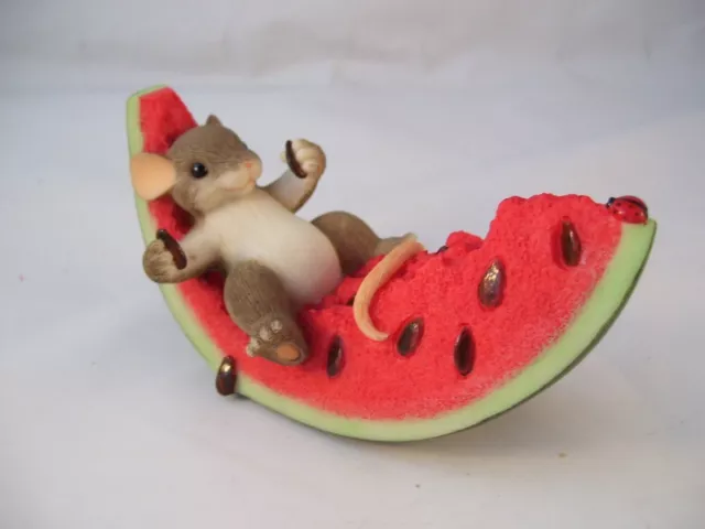 Fitz and Floyd Charming Tails Watermelon Feast FF 98/274 Dean Griff LE