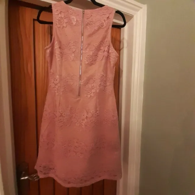 IZ Izabel LONDON   dusky pink dress   size 10 bnwt  free postage