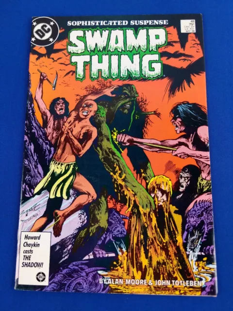 SAGA of the SWAMP THING #48  (DC MAY 1986) (F to VF+) ALAN MOORE