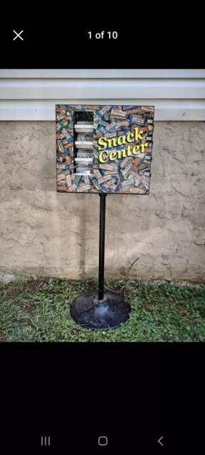 snack center candy machine with stand