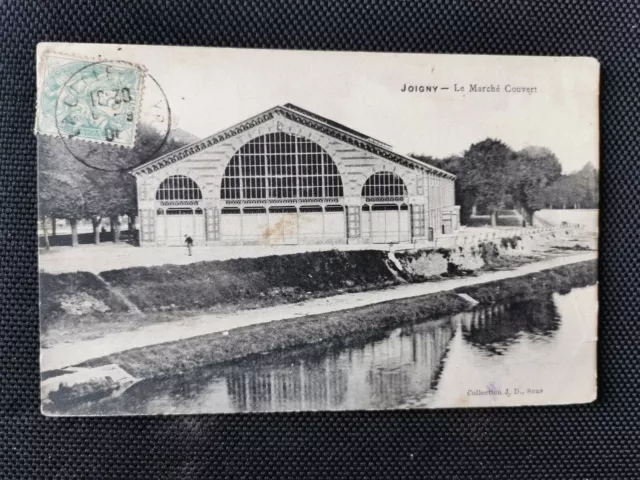 CPA 89 JOIGNY - Le Marché Couvert