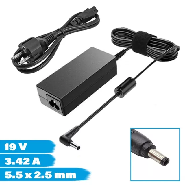 Adaptador Cargador Para Portatil Acer Aspire E14 E15 19V 3.42A 65W Envio24H