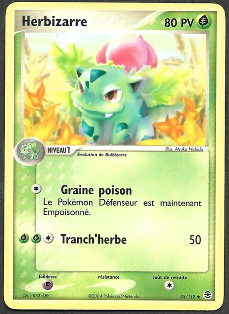 Carte Pokémon Herbizarre 35/112 - Ex Rouge Feu Vert Feuille (vf) [COMME NEUF]