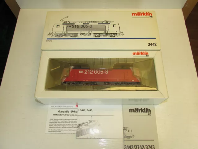 Märklin 3442.001 Pista H0 Br 212 e-Lok Il DB Con Bn 212 005-3 Schnittmodell Conf