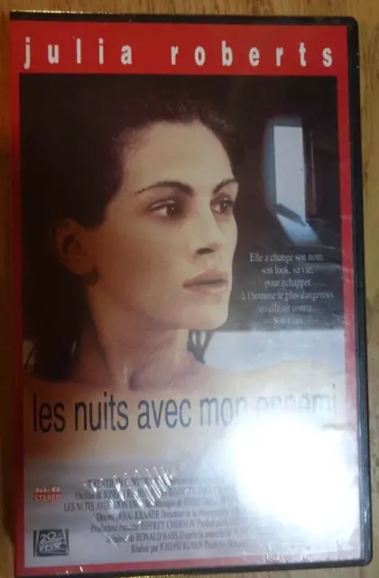 K7 VHS / Cassette Video - les nuits avec mon ennemi J.Roberts *Neuve s/cello