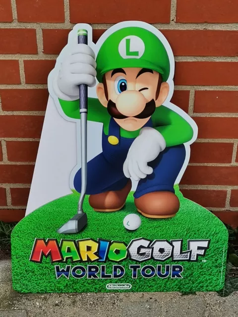 Présentoir - Mario Golf World Tour - 71cm - Luigi - Nintendo 3DS