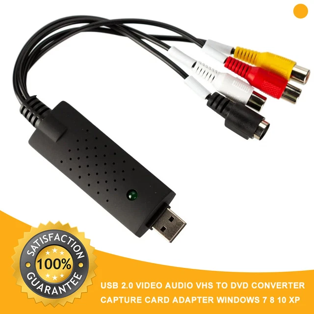 Capture Card DVD VCR PC HDD HDMI to USB 720P HD Recorder Video Live Streaming